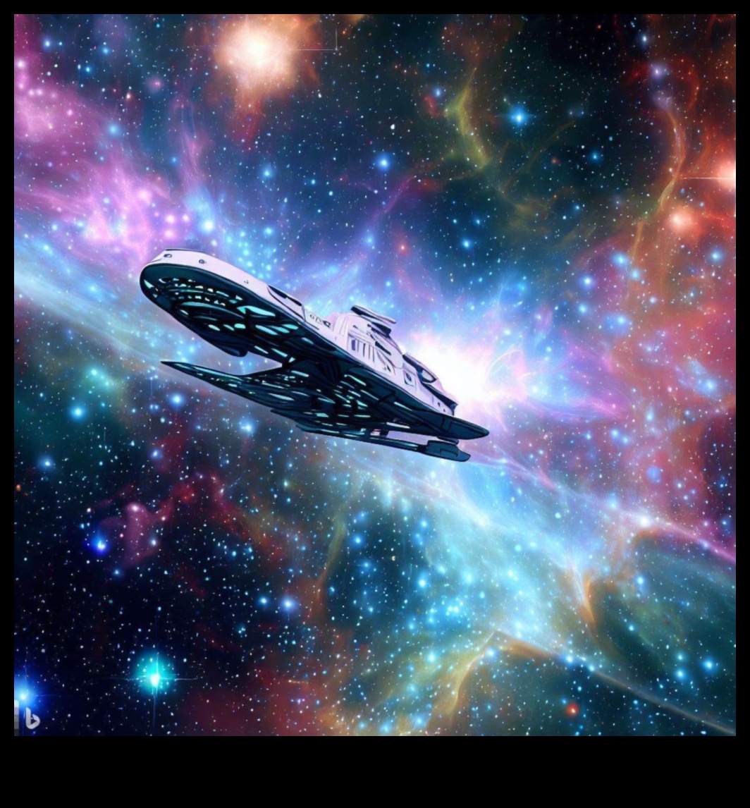 Galaktiskās odisejas: navigācija pa debess robežām ar futūristisku kosmosa kuģi