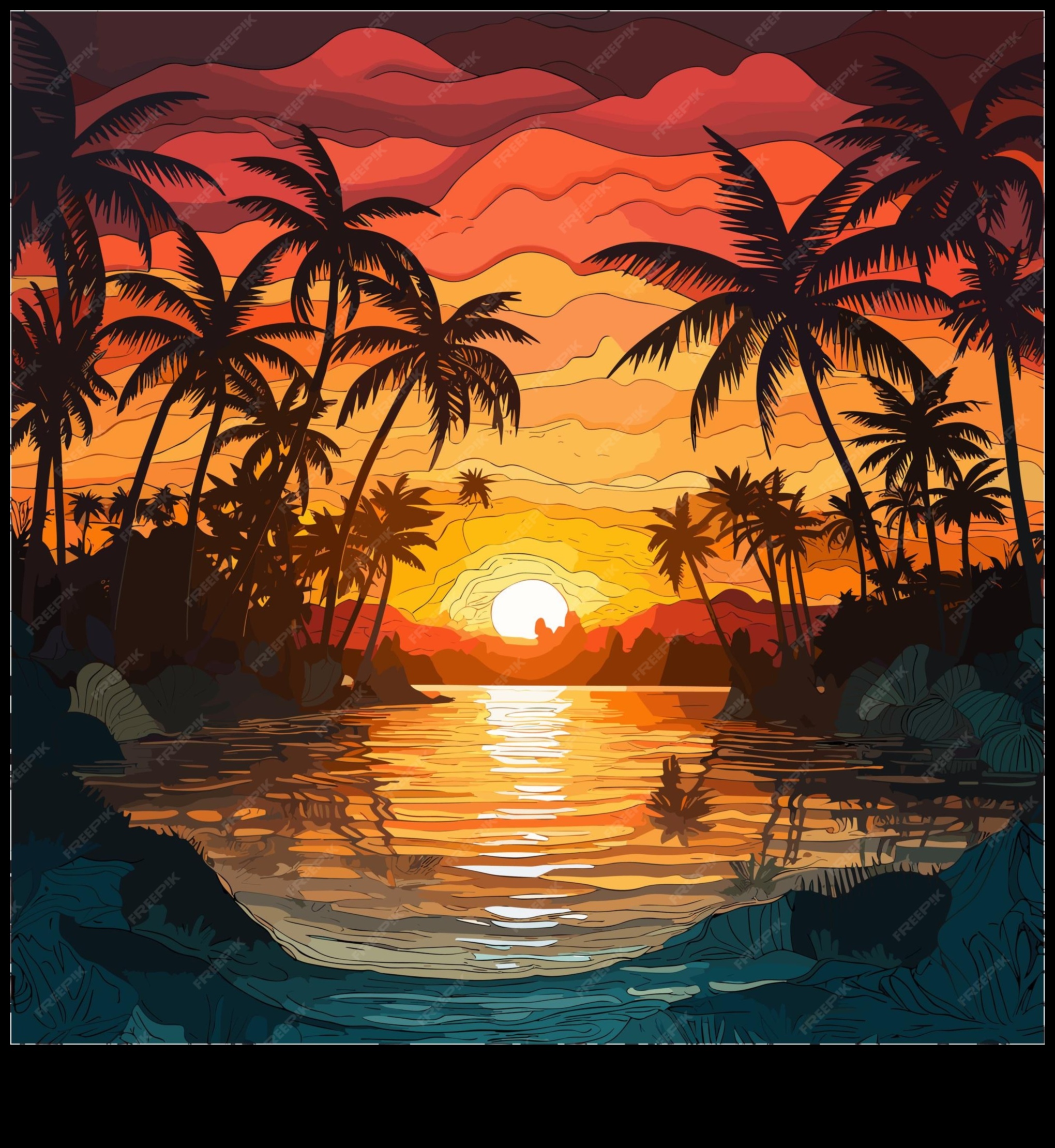 Tropu krēsla: paņēmieni saulrieta skaistuma iemūžināšanai paradīzē