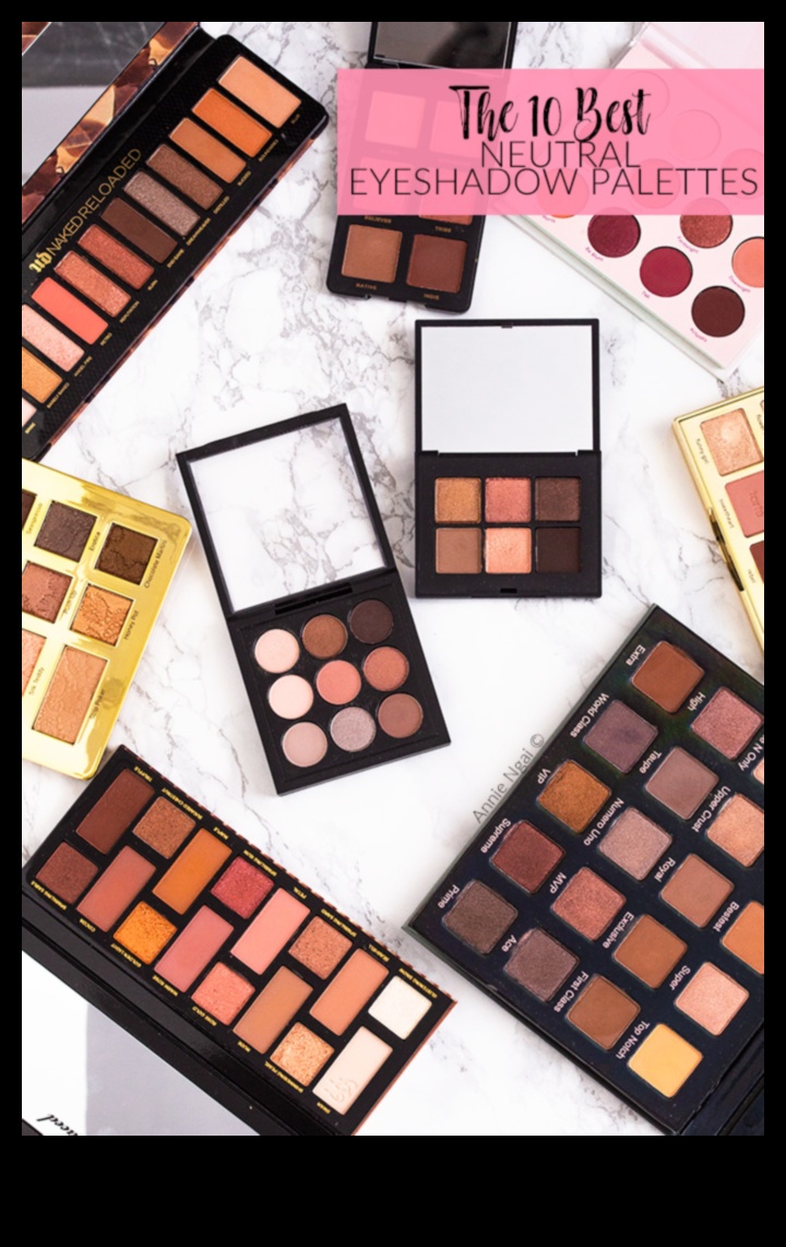 Acu ēnu paletes: kompakto un plašo kolekciju plusi un mīnusi