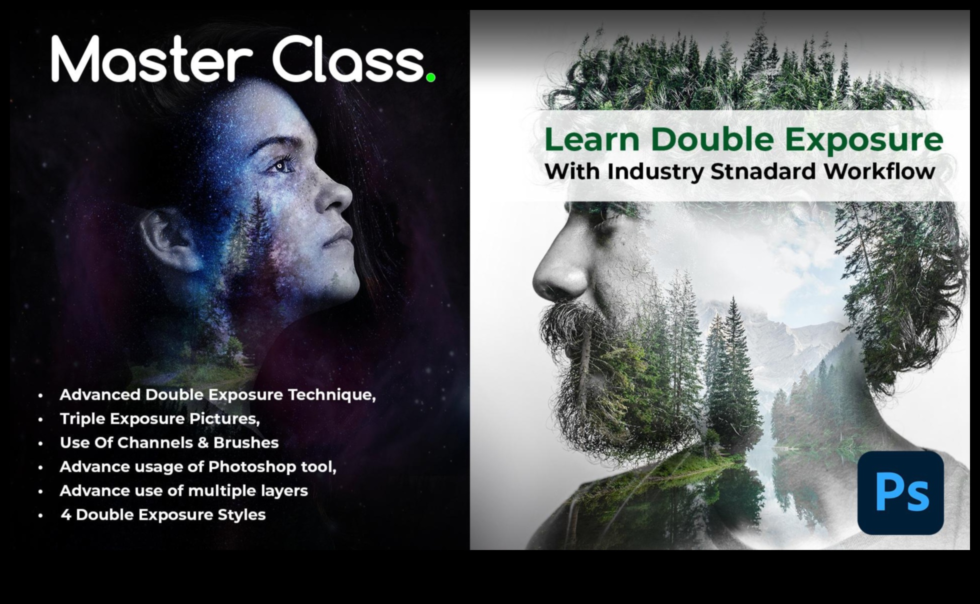 Divkāršās ekspozīcijas prieki: šīs radošās fotografēšanas tehnikas apgūšana