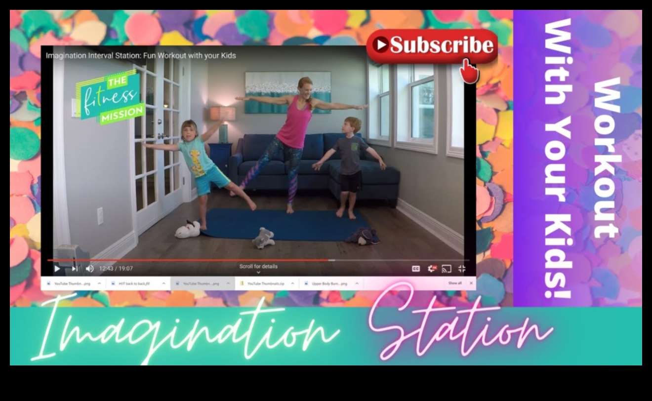 Iztēles stacija: bērnu treniņi, kas piepildīti ar radošumu