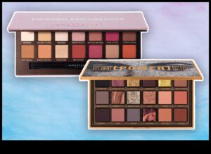 Acu ēnu paletes: kompakto un plašo kolekciju plusi un mīnusi