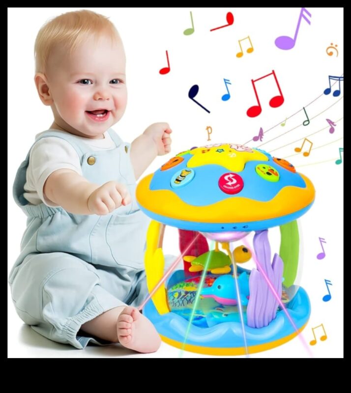 Priecīgi atklājumi: saistošas ​​rotaļlietas mazuļa augšanai