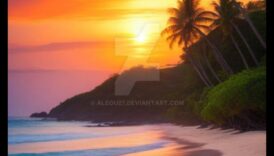 Tropu krēsla: paņēmieni saulrieta skaistuma iemūžināšanai paradīzē